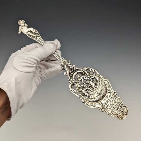 Circa 1900 German antique continental silver cake server 100g